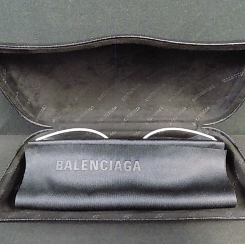 Balenciaga Logo Print Cat Eye Sunglasses BB0021SK - Picture 15 of 16
